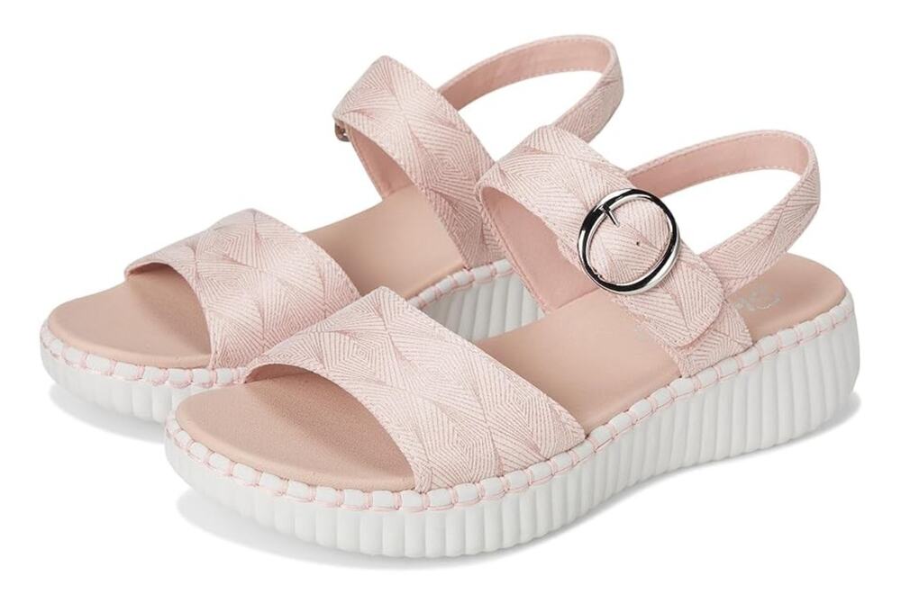 SKECHERS Womens Wilshire Boulevard Illusion of Love Sandals Size 8 Pink NIB